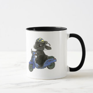 MUG ウサギのバイク　マグカップ