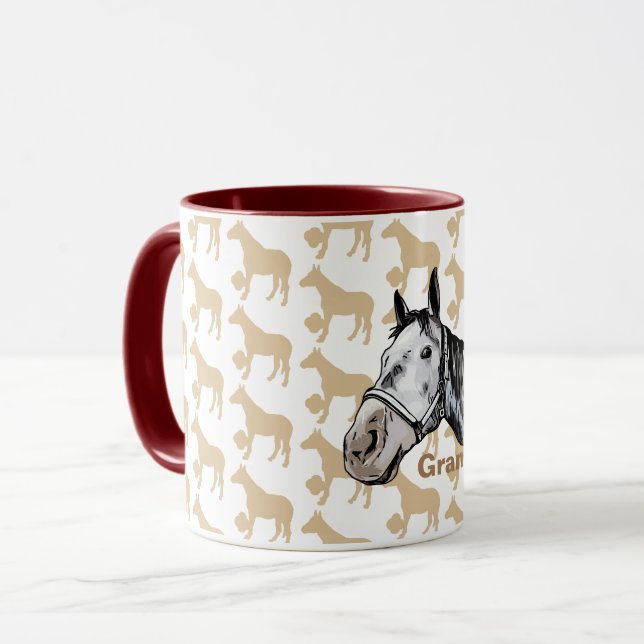 MUG ケイメイ牧場　グラマーちゃん シルエット (Devant gauche)