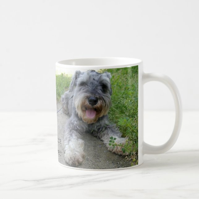 Mug ミニチュアシュナウザー zwergschnauzer (miniature schnauzer) (Droite)