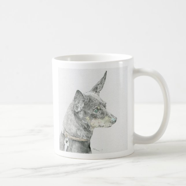 MUG ミニチュアピンシャーマグカップ (Droite)