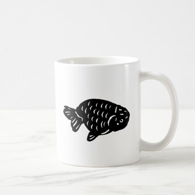 MUG ランチュウ　らんちゅう　金魚 (Droite)