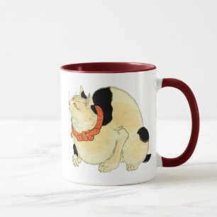 Mug 日本猫, chat japonais de 国芳, Kuniyoshi, Ukiyo-e