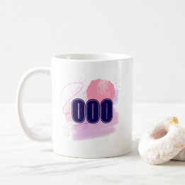 Mug 000 Angel Numéro Rose Bleu Éveil Spirituel