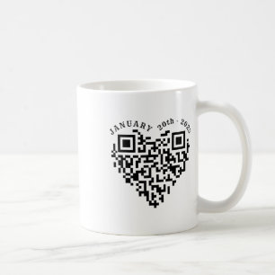 Mug 01-20-2025 Drôle Trump Dance Troll Qr Scan Preside