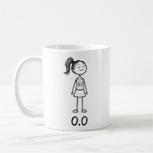 Mug  0.0 Fille au bâton drôle coureuse Marathon Blague