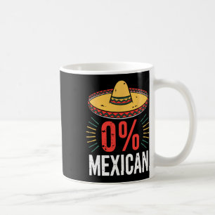 Mug 0% Chemise Mexicaine Hommes Drôle Femmes Cinco De 
