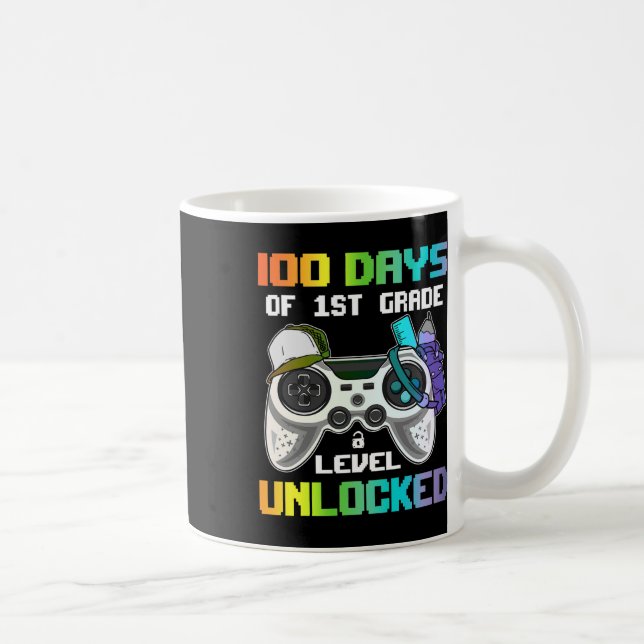 Mug 100 Jours De 1Ere Classe Jeu Déverrouillé Vidéo G (Droite)