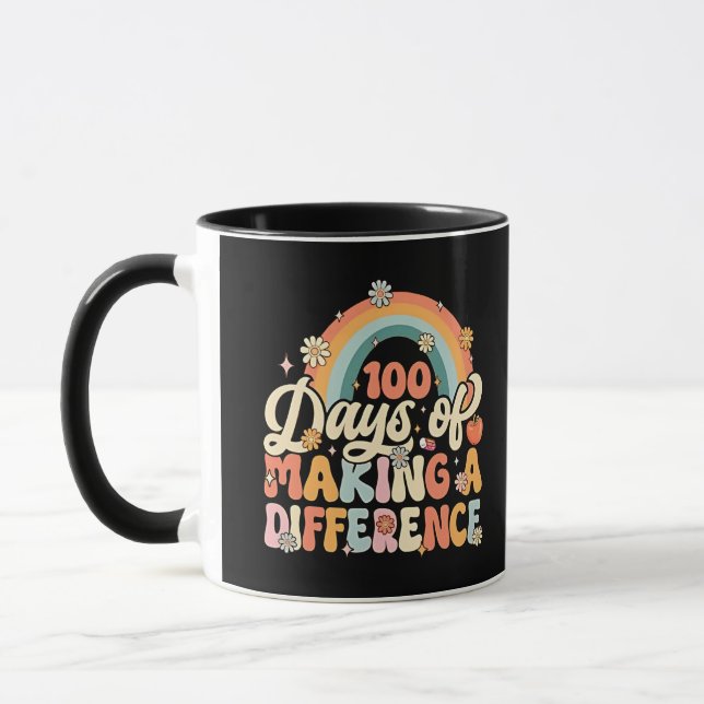 Mug 100 jours de faire la différence Enseignement Arc- (Gauche)