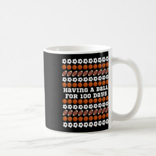 Mug 100 Jours De Football Scolaire Basketball Garçons