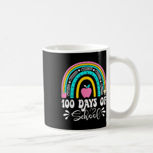 Mug 100 Jours D'Enseignant À L'École Rainbow 100E Jour