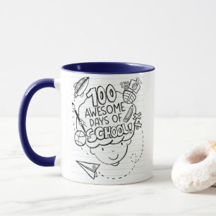 Mug 100 jours incroyables d'école