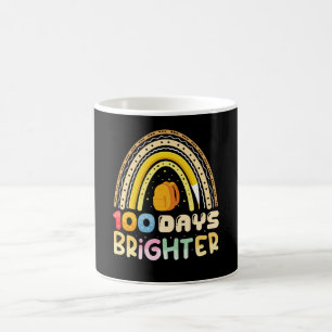 Mug 100 jours plus lumineux 100e jour d'école Enseigna