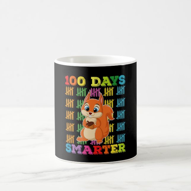 Mug 100 Jours Smarter Squirrel 100e Jour De L'École (Centre)