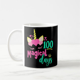 Mug 100 Magical Days Of School Unicorn 100th Day Girl