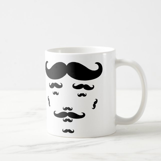 Mug 100% Moustache (Droite)