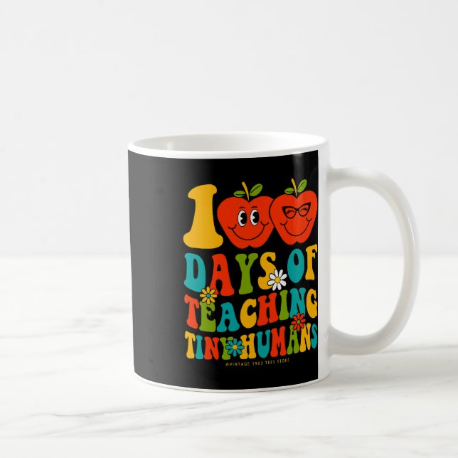 Mug 100ème Jour De Chemises Scolaires Enseignant Tiny  (Droite)