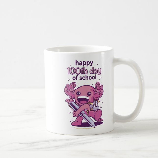 Mug 100ème jour d'invitation à l'école (Droite)
