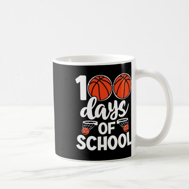 Mug 100ème Jours D'École Bysketbyll Enfants Garçons No (Droite)