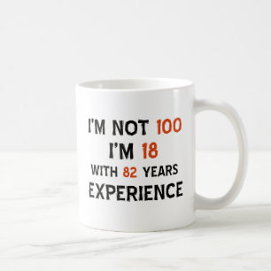 Mug 100th conceptions fraîches d'anniversaire