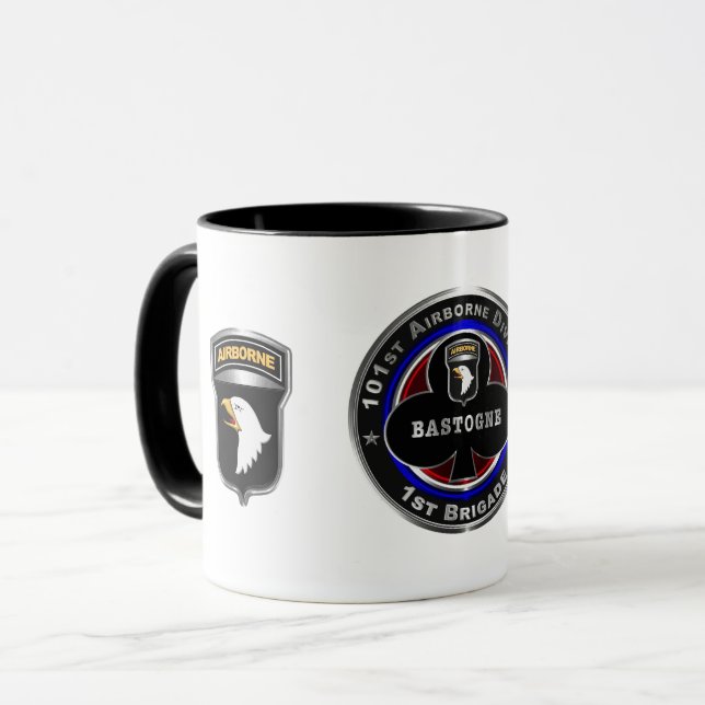Mug 101e division aéroportée 1re brigade Cof "Bastogne (Devant gauche)