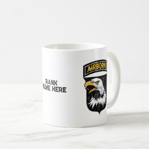 Mug 101e division aéroportée "Hurlant Eagles" Grunge