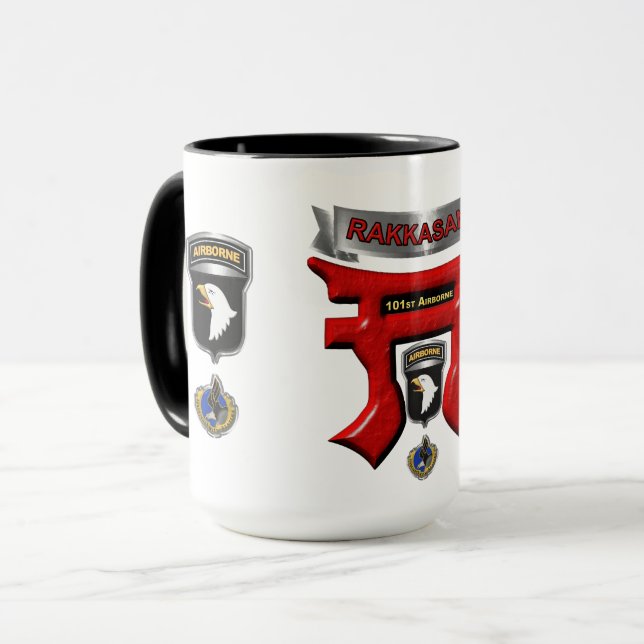 Mug 101e division aéroportée Rakkasans (Devant gauche)