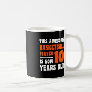 Mug 10 ans Joyeux 10e anniversaire Basketball 10e Bi