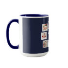 10 Collage Photo Avec Texte Personnalisé Bleu