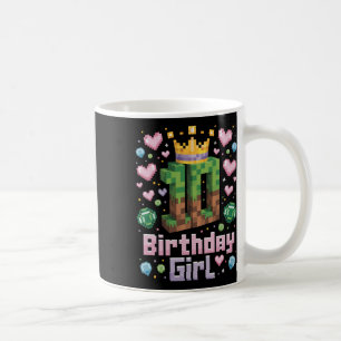 Mug 10e anniversaire fille chemise jeu Pixel Party 10 