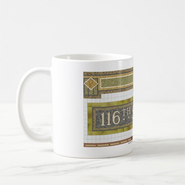 Mug 116th Mosaïque de souterrain de St NY (Gauche)