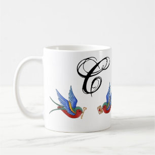 Mug  11 Oz. Boug de café Oiseau traditionnel Bruant de