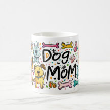Mug 11 oz Chien Maman Idée cadeau pour quatre mère