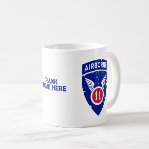 Mug 11e division aéroportée "Arctic Angels" Grunge