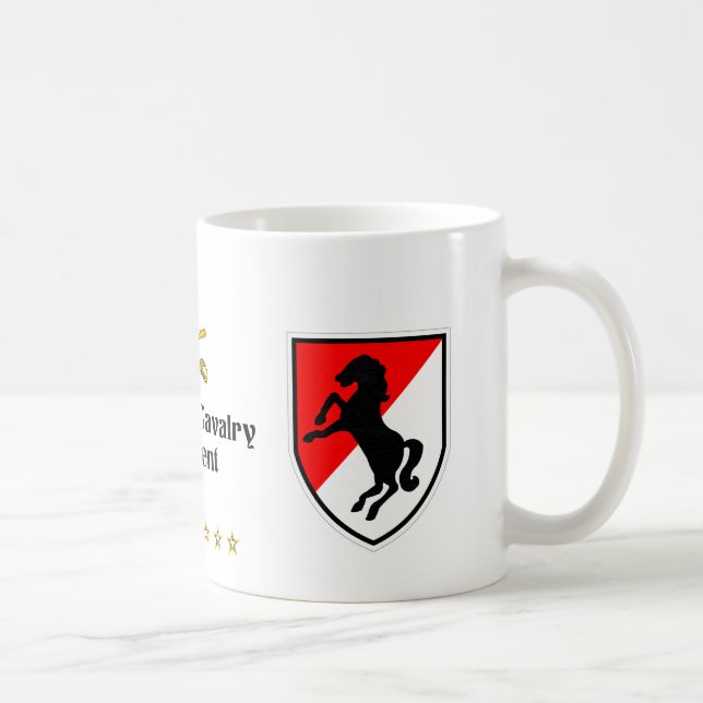 Mug 11ème RÉGIMENT de CAVALERIE BLINDÉE (Droite)