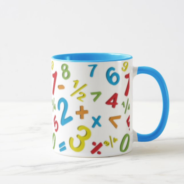 Mug 123 nombres mathématiques (Droite)