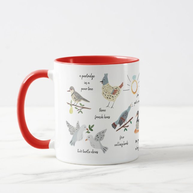 Mug 12 jours de Noël (Gauche)
