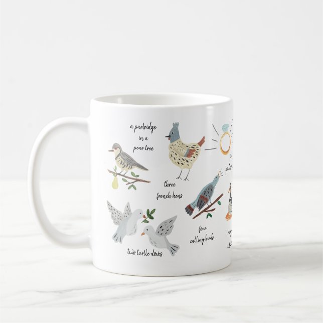 Mug 12 jours de Noël (Gauche)