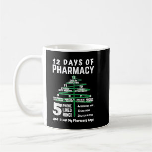 Mug 12 jours de pharmacie chrismas pharmacie pharmacie