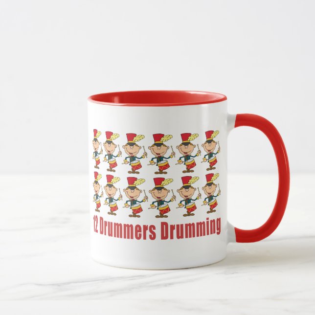 Mug 12 tambours tambourinant des broussailles (Droite)