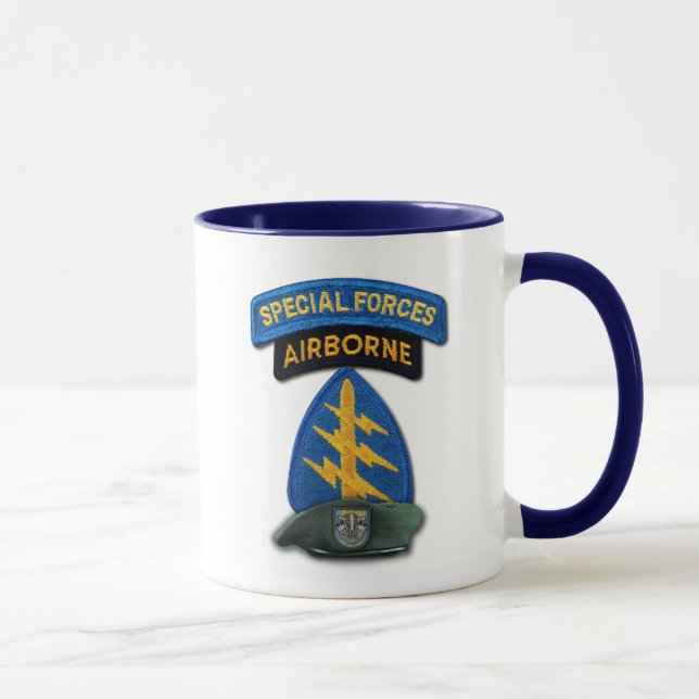 Mug 12e Groupe des forces spéciales Berets verts SF SF (Droite)