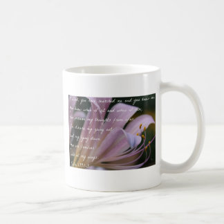 Mug 139:1 de psaume - lis de 3 lilas