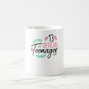 Mug 13 Cadeaux officiels pour adolescentes