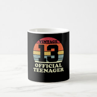 Mug 13e anniversaire adolescent officiel 13 ans