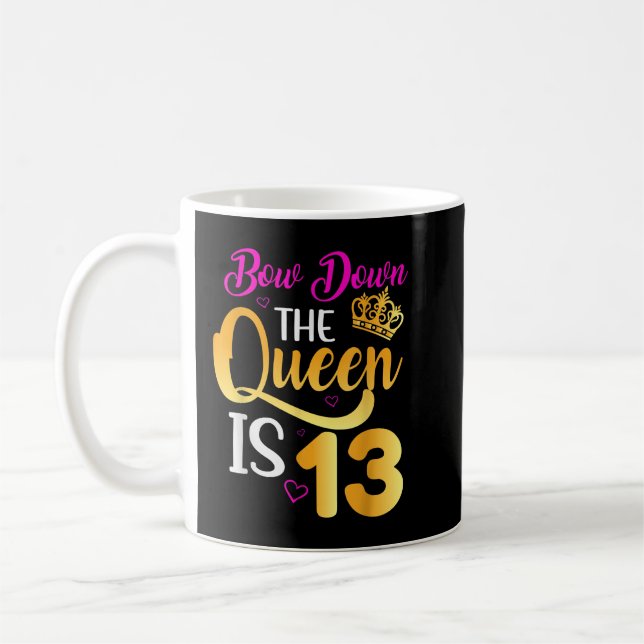 Mug 13e anniversaire Filles 13 ans Adolescent officiel (Gauche)