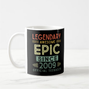 Mug 13e anniversaire Légendaire 2009 Adolescent offici