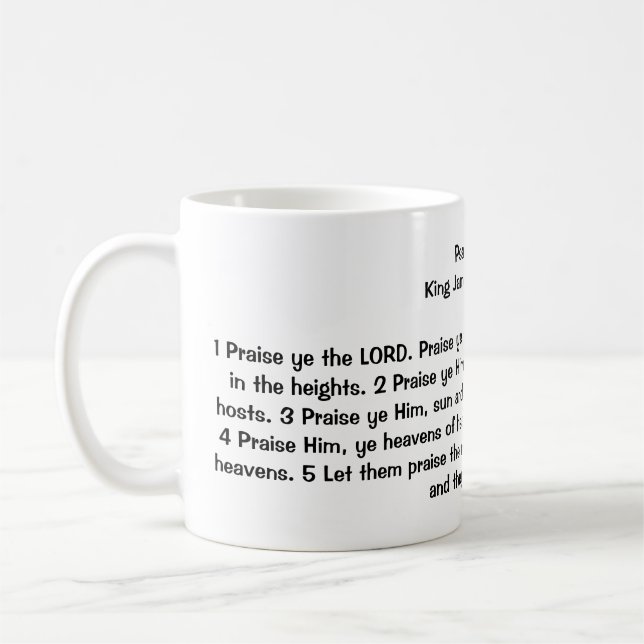 Mug 148:1 de psaume - 5 (Gauche)