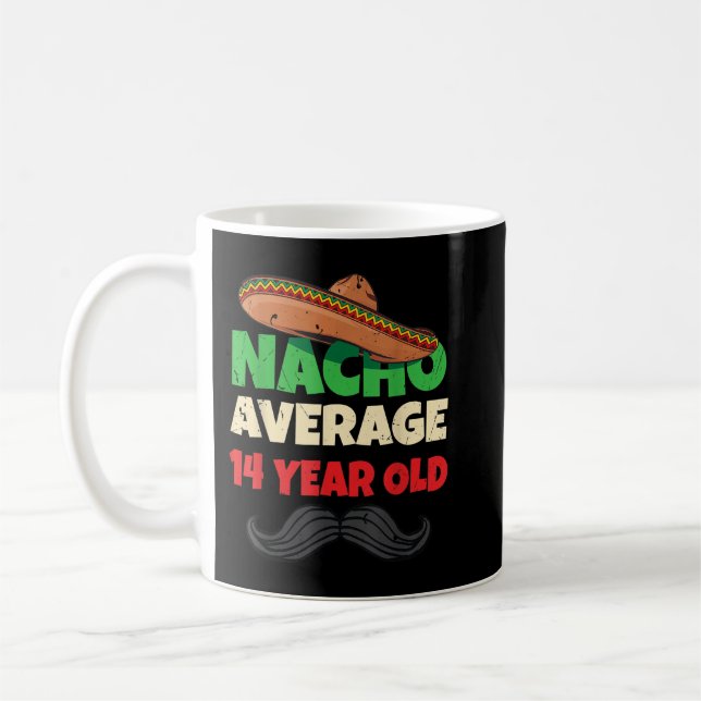 Mug 14 Ans Parti Quatorzième Présents Garçons 14ème Bi (Gauche)