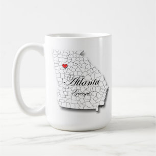 Mug 15oz Atlanta Mug, Atlanta Mug, Atlanta Coffee Mug,