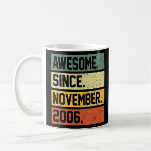 Mug 16e Anniversaire Cadeau 16 ans Awesome depuis Nove