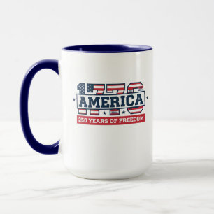 Mug 1776 Amérique 250 Ans Anniversaire patriotique d
